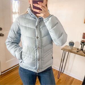 Vintage North Face 700 Down Puffer Jacket Nuptse Blue